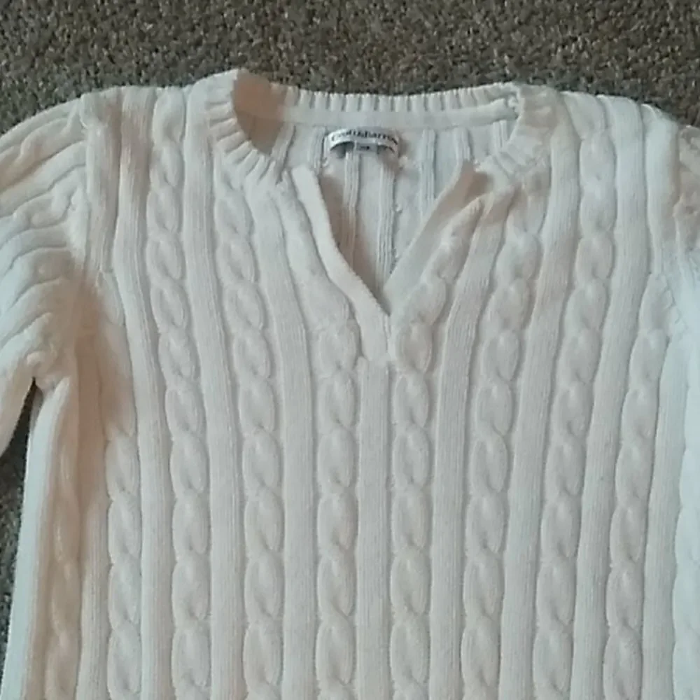 🤠Like New Croft & Barrow V Neck Sweater SZ XS